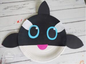 Create an orca paper plate (connects to another website)